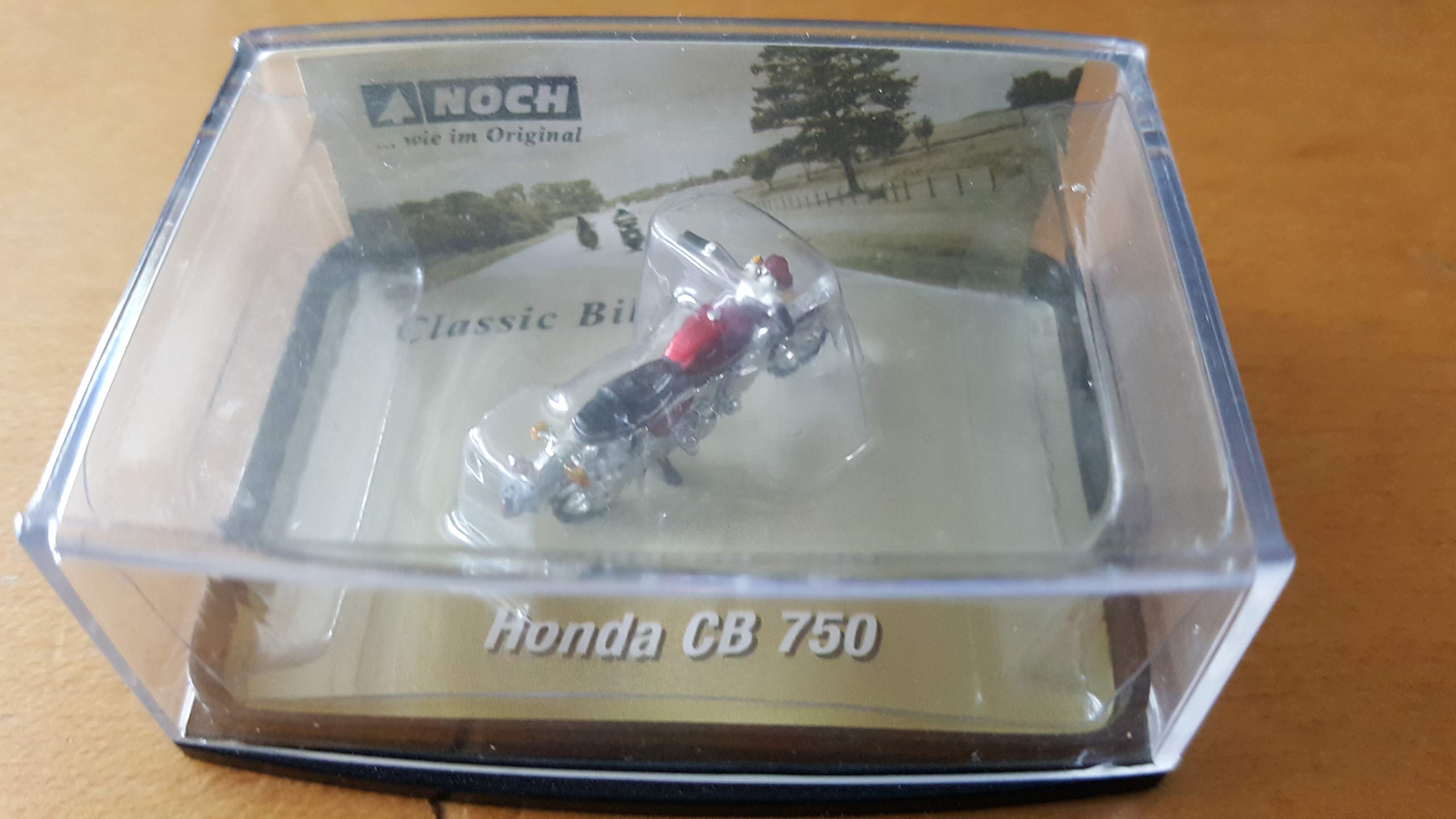 Honda CB 750 Motorcycle Model Kit - 1:12 Scale Die-Cast Collectible for Landscape and Diorama Scenes | Perfect for Model Train Enthusiasts and Motorcycle Collectors