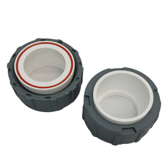 50mm Nut and Tail Union Assembly with Lock & O-Ring - Compatible with Insnrg Pumps, Filters, Chlorinators & UV Systems (Ci/Li/Di/Mi/Qi/Xi/Si/Ni/Vi/Ri/UVi) [152001] - Perfect for Pool Maintenance and Water Filtration Systems