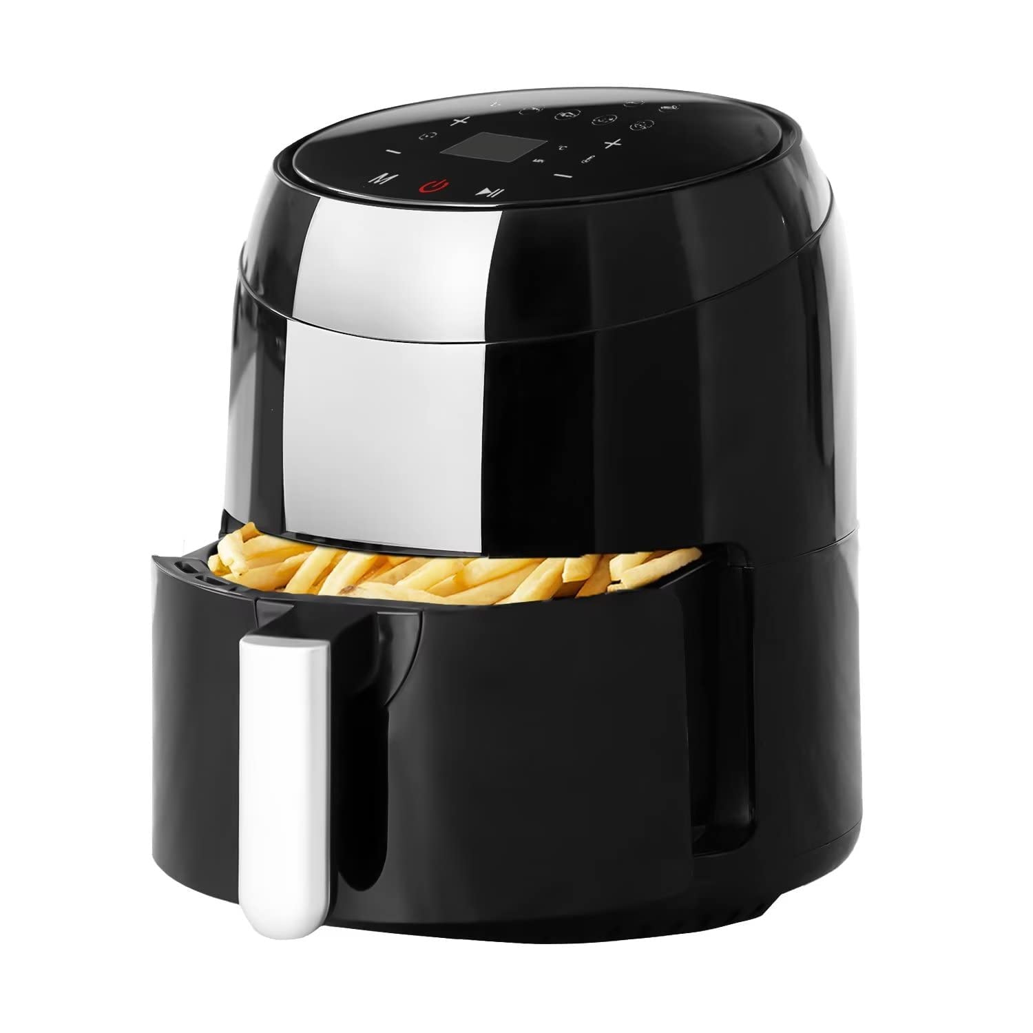 VNIMTI 3.7QT Mini Air Fryer Oven - Digital Touch Screen, Oil-Free Cooking, Adjustable Timer & Temperature Control - Perfect for Small Families (1-3 People) | Healthy Snacks, Quick Meals & Family Dinners