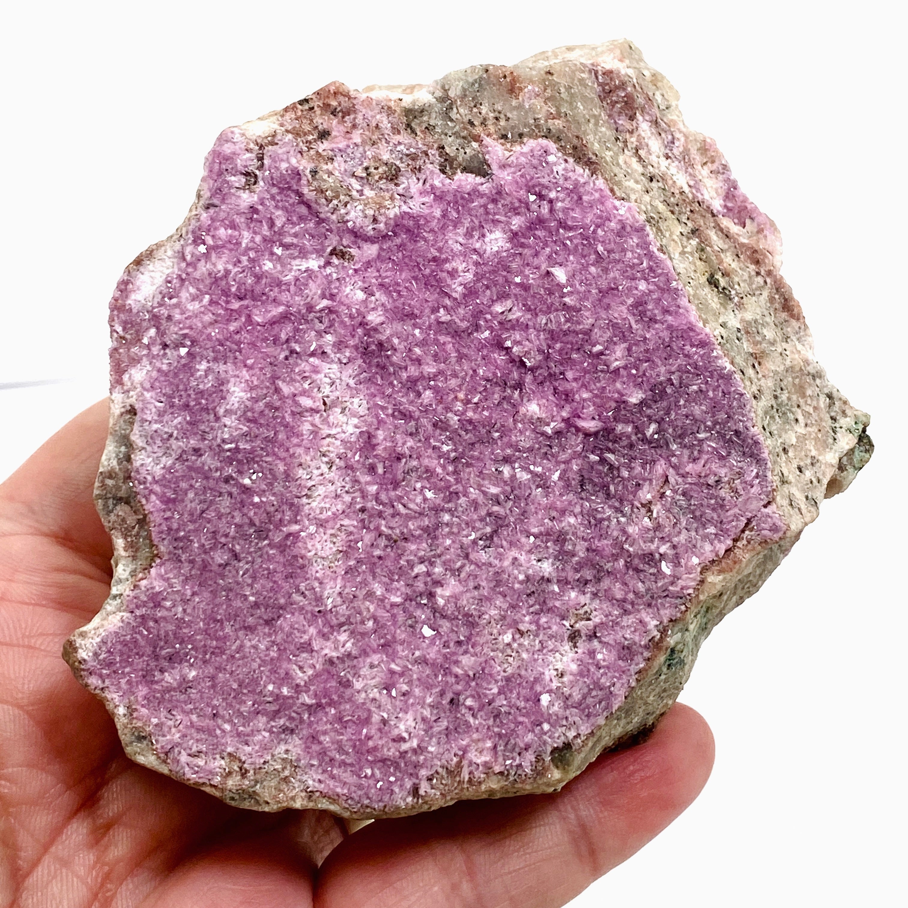Premium Cobalto Calcite (Salrose) Crystal from Congo - Natural Healing Stone for Meditation, Energy Work & Home Decor - CR3723