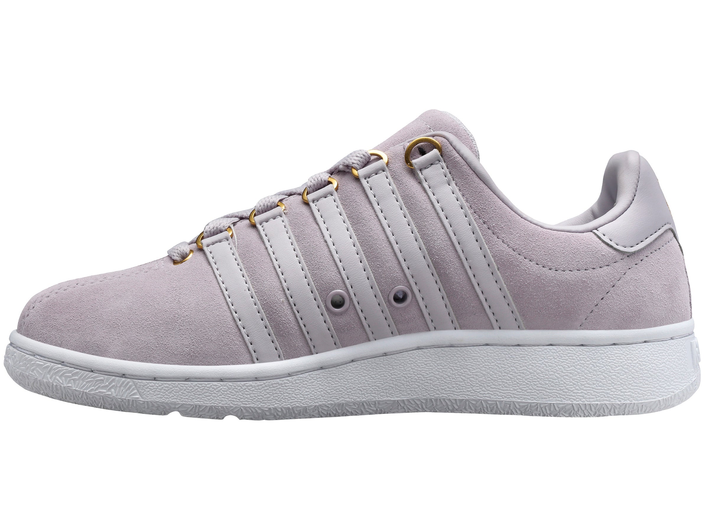 Classic VN Suede Sneakers in Lilac Marble & White - Comfortable Women's Shoes for Casual Wear, Running & Gym Workouts