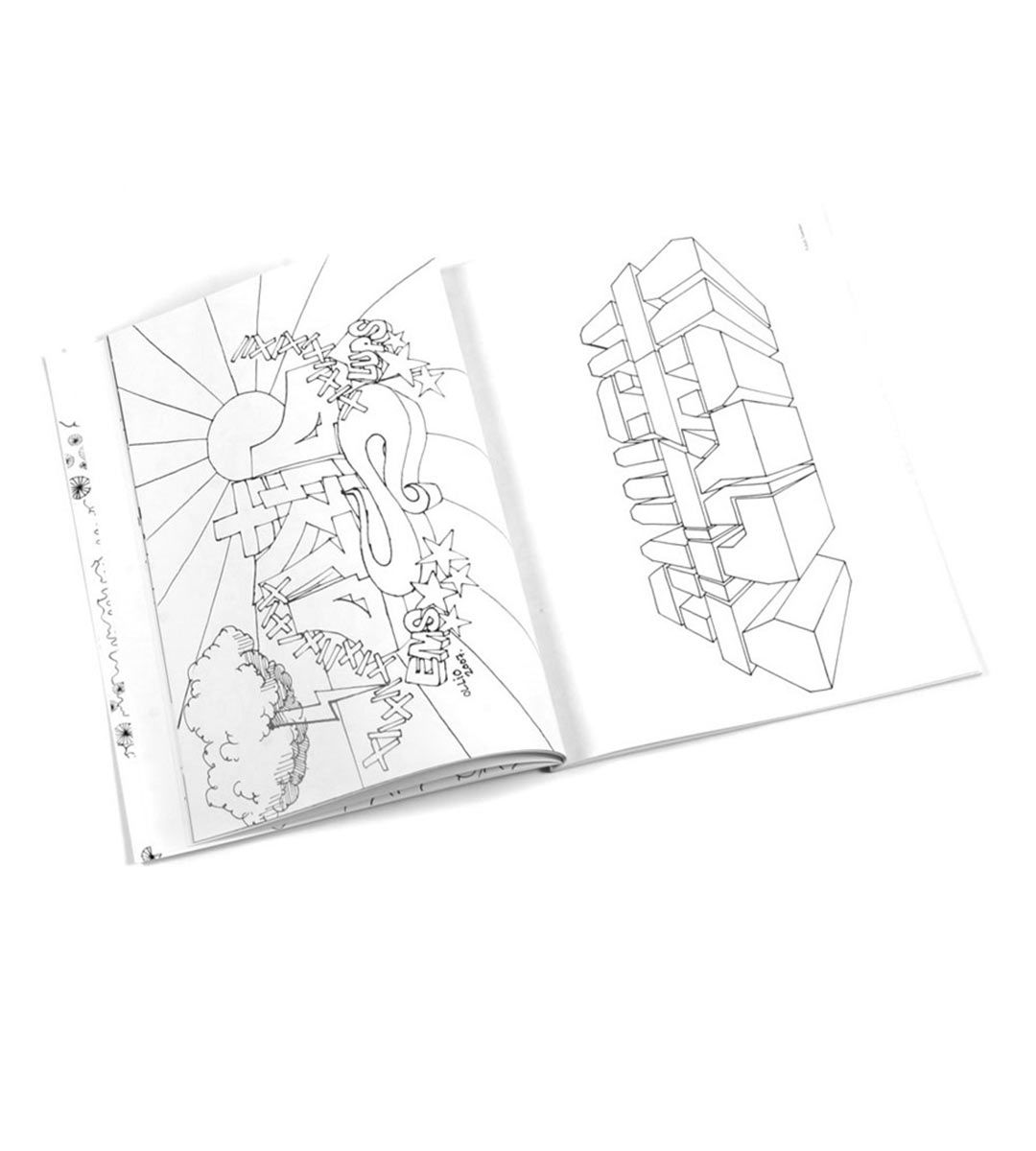 Graffiti Coloring Book for Adults & Teens - Urban Street Art Designs for Relaxation & Creativity | Perfect for Stress Relief & Artistic Inspiration