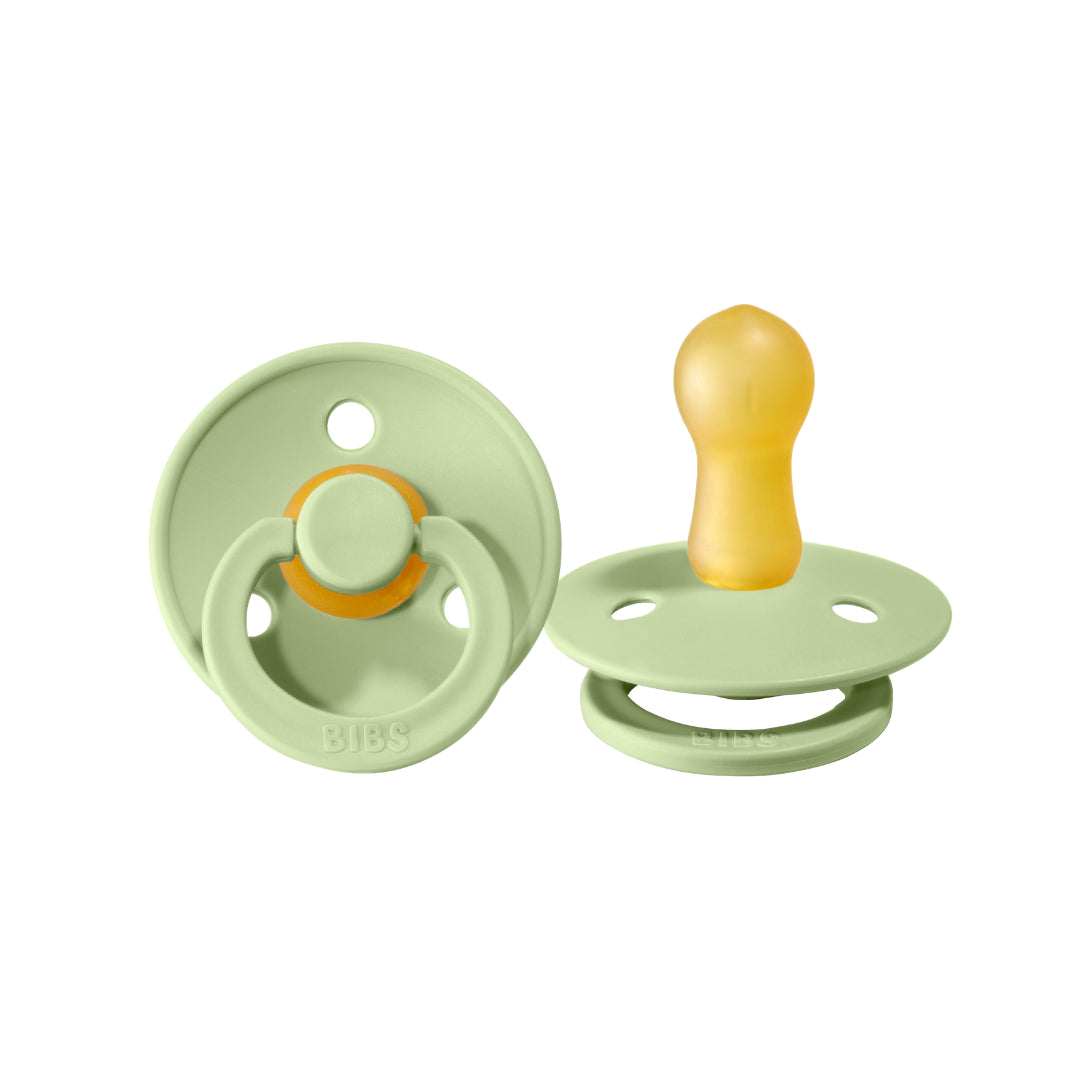 Best Baby Bibs & Dummies Twin Pack for 6-18 Months - Soft Round Pacifiers & Drool Bibs Set for Feeding, Teething & Mess-Free Mealtime