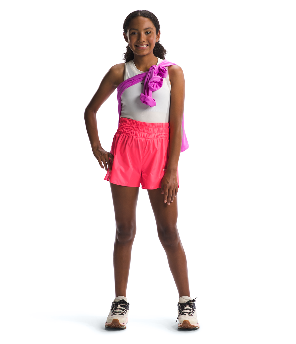 The North Face Youth Girls' Never Stop Woven Shorts - Lightweight Quick-Dry Athletic Shorts for Hiking, Running & Outdoor Activities