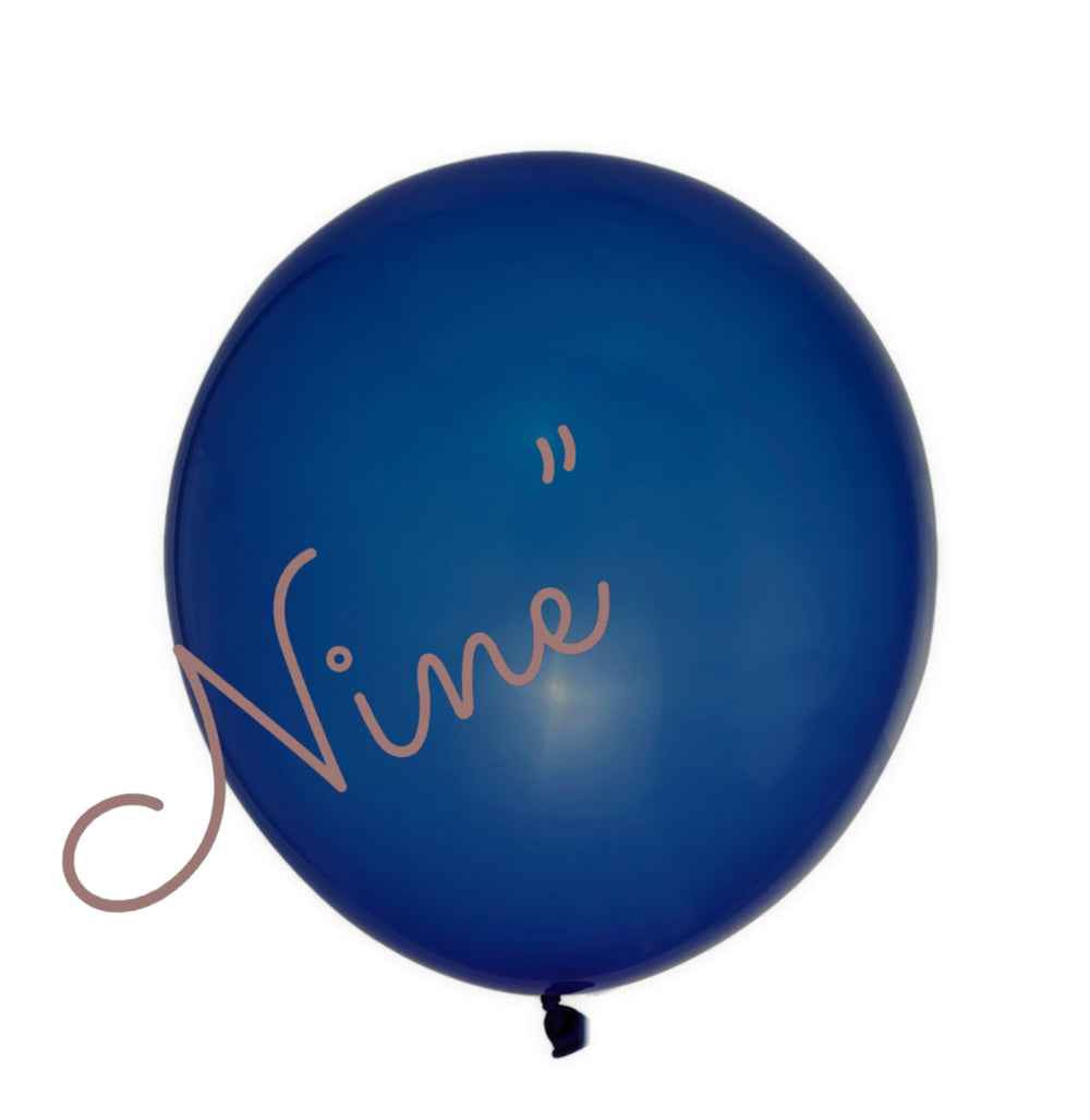 100-Pack 9-Inch Royal Blue Latex Balloons for Birthday Parties, Baby Showers & Decorations