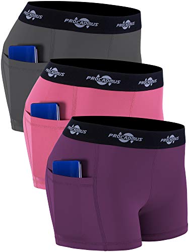 36# Pack of 3: Grey & Purple & Pink