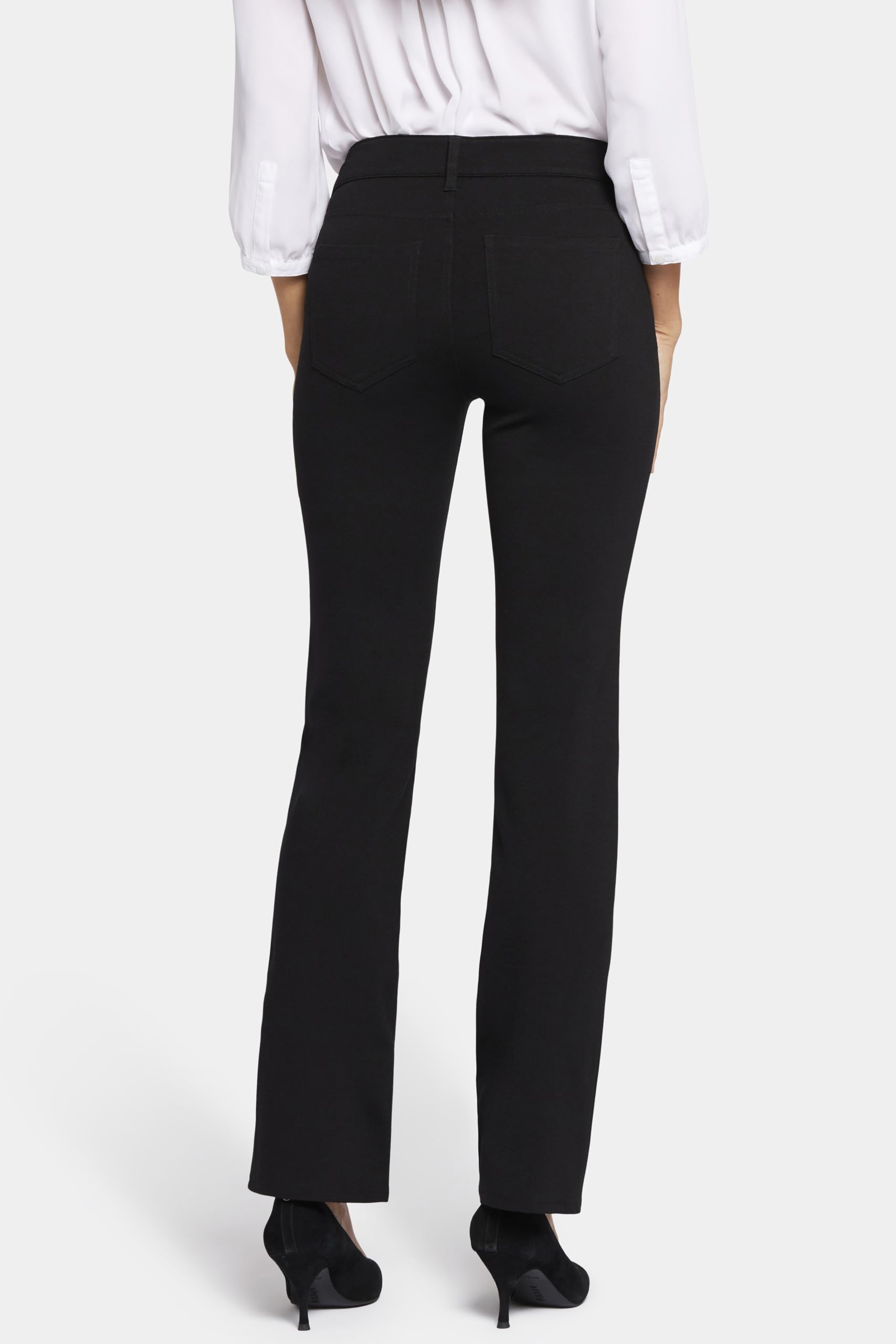 NYDJ Women’s Marilyn Straight Leg Ponte Knit Pants - Comfortable Stretch Work Pants for Office & Business Casual Wear