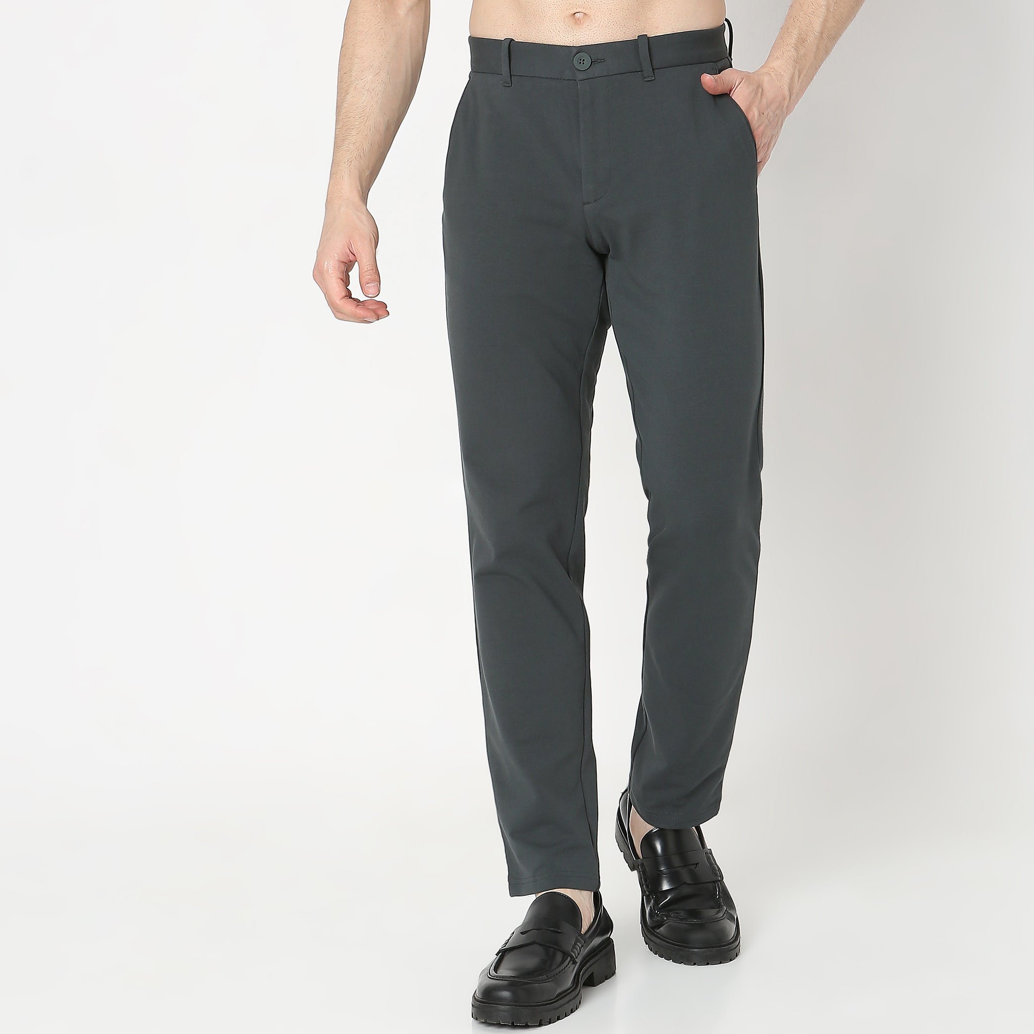 E Fast® Stretch Knit Crop Chinos for Women - Ultimate Comfort & 4-Way Flexibility - Perfect for Work, Travel & Casual Wear