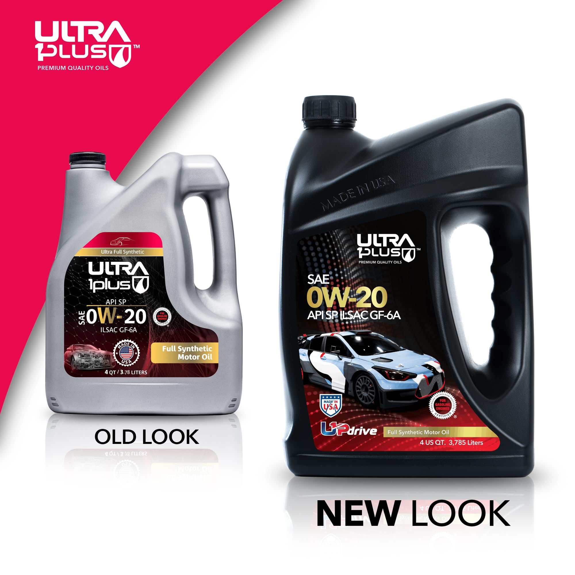SAE 0W-20 Full Synthetic Motor Oil API SP ILSAC GF-6A - 12 Quart Pack for Cars, SUVs & Light Trucks - Improves Fuel Efficiency & Engine Protection