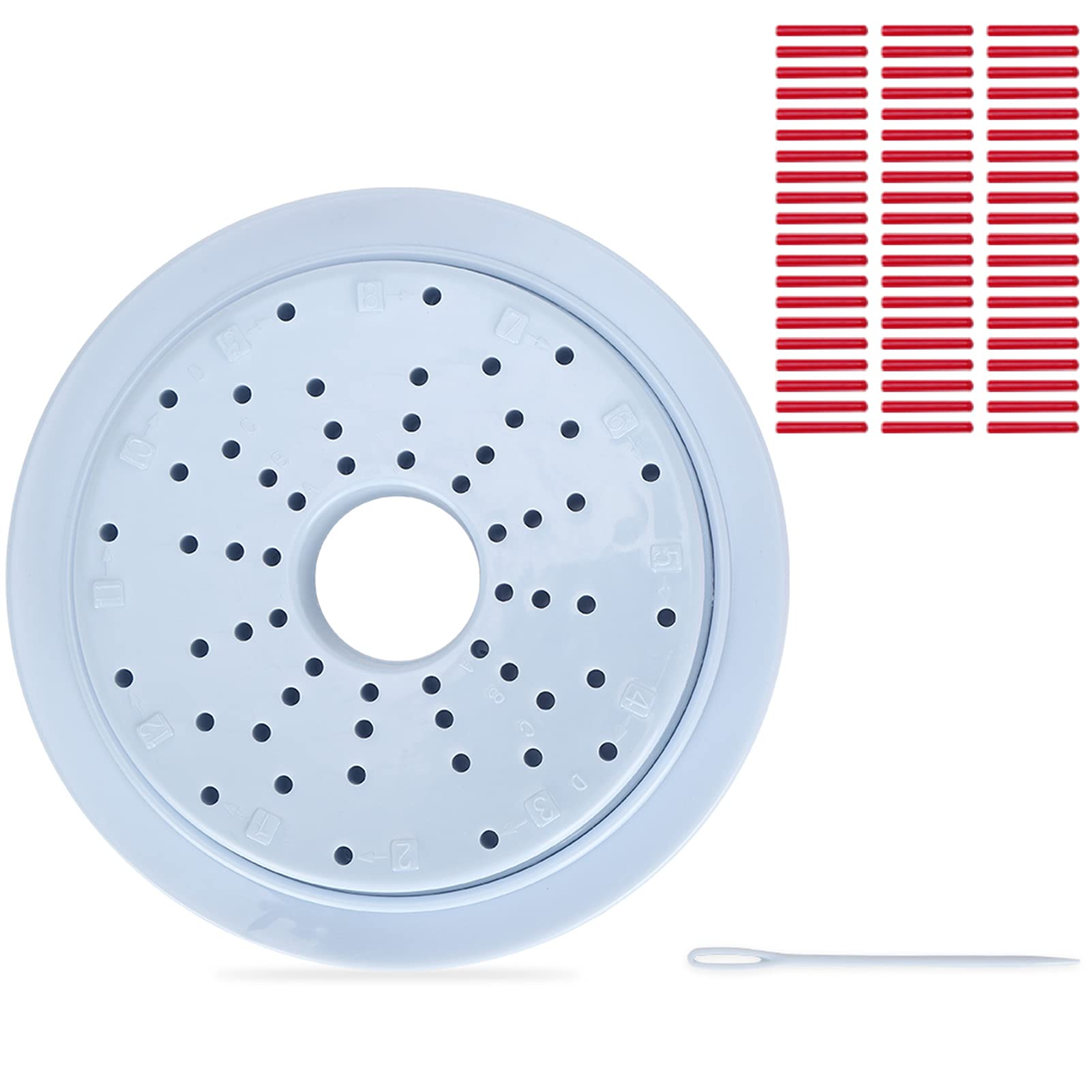 Plastic Weaving Tool - Easy Flower Maker for Knitting, Portable & Space-Saving | Perfect for Home Crafts, DIY Projects & Gift Making