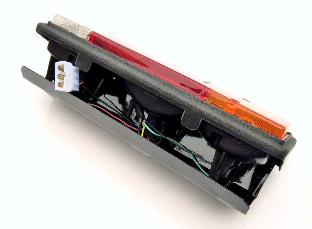 2x 24V Mitsubishi Fuso Canter Truck Tail Lamp Assembly - Rear Combination Brake Lights with Bulbs | Durable Replacement for Heavy-Duty Trucks & Commercial Vehicles