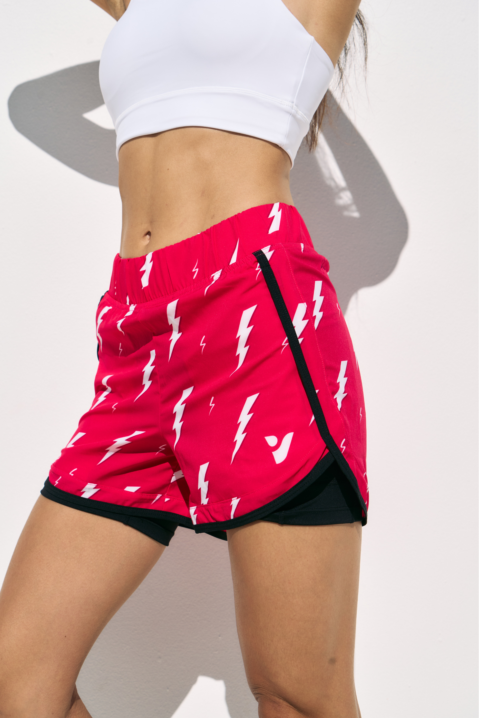 Electric Avenue 2-in-1 Running Shorts for Men - Moisture Wicking Athletic Shorts with Built-in Liner - Perfect for Jogging, Gym Workouts & Outdoor Sports
