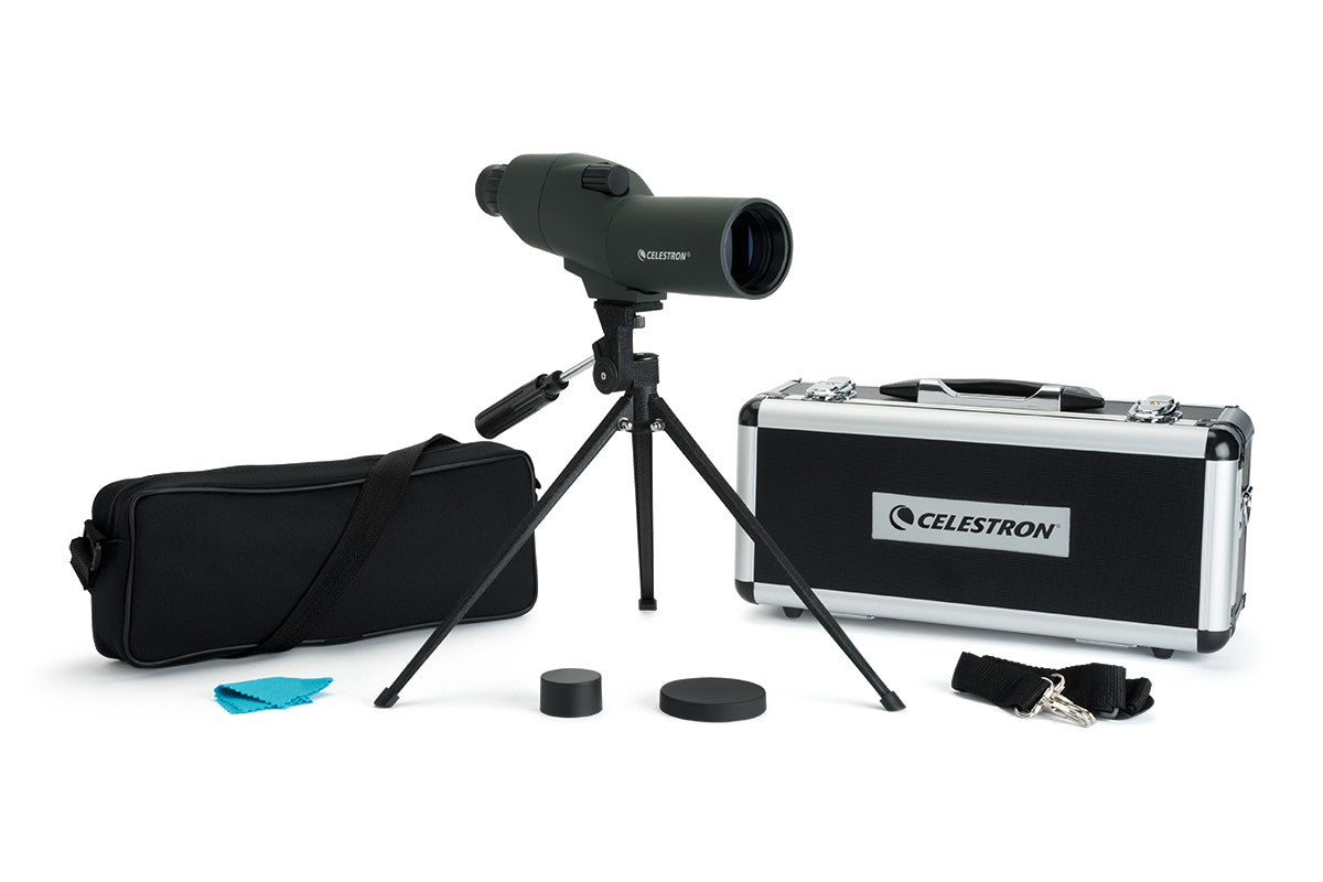 UpClose 15-45x50mm Straight Zoom Spotting Scope - High Power Magnification for Bird Watching, Hunting & Target Shooting - Compact & Waterproof Design for Outdoor Adventures