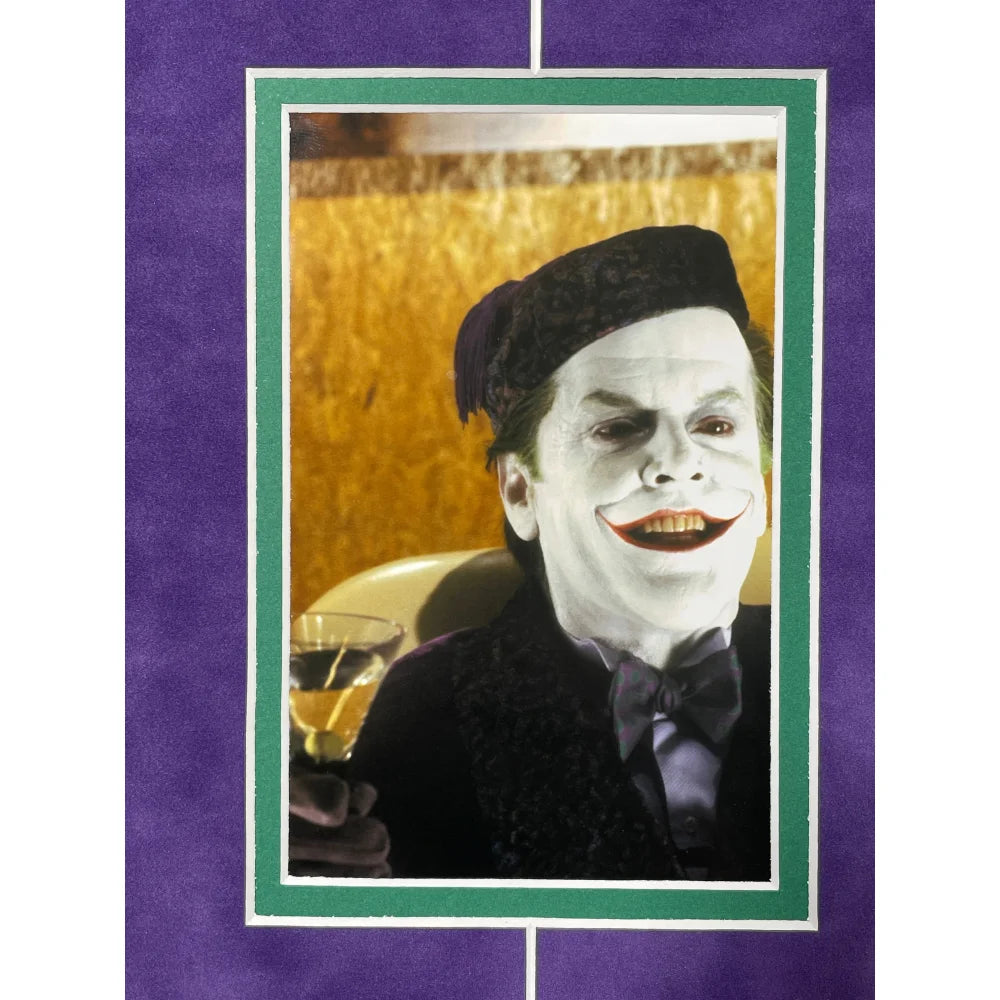 Jack Nicholson Autographed Joker 8x10 Photo Framed - PSA/DNA Certified Signed Batman 1989 Movie Memorabilia - Perfect for Superhero Collectors & Home Theater Decor