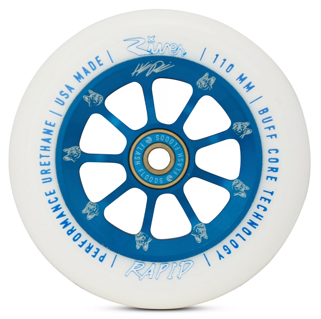 River Helmeri Pirinen Signature Glides Wheels - Premium Skateboard Wheels for Smooth Riding - Perfect for Street Skating, Park Tricks & Longboard Cruising