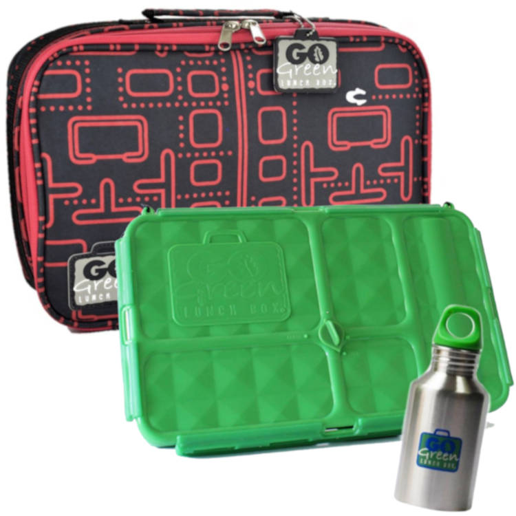 Eco-Friendly Pacman Themed Reusable Lunch Box - Perfect for School, Work & Picnics