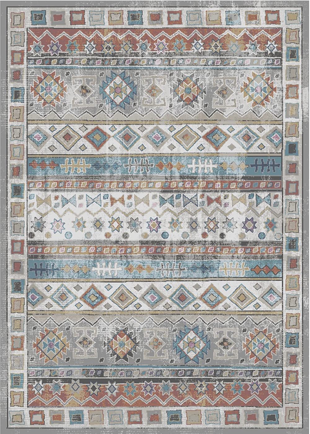 Mayberry Rug Jade Gray Area Rug 7'10