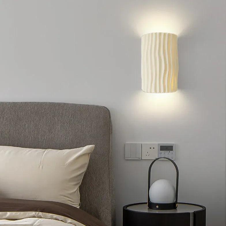 Modern LED White Wall Light - Energy Efficient Indoor/Outdoor Lighting for Living Room, Bedroom, Porch & Patio