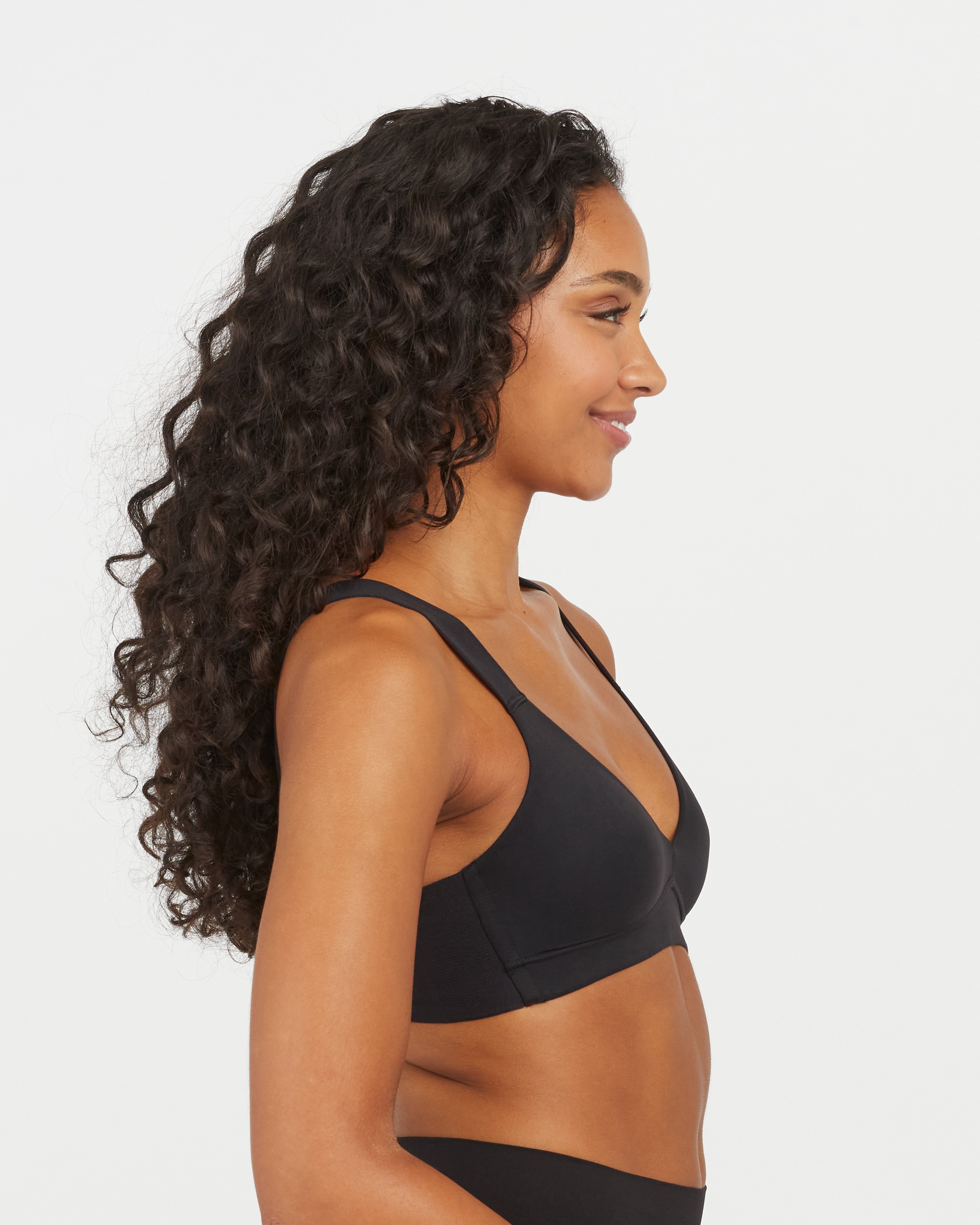SPANX Smooth Comfort Unlined Bralette - Wireless Seamless Bra for Everyday Wear & Lounge - Perfect for Yoga, Work from Home & Relaxation