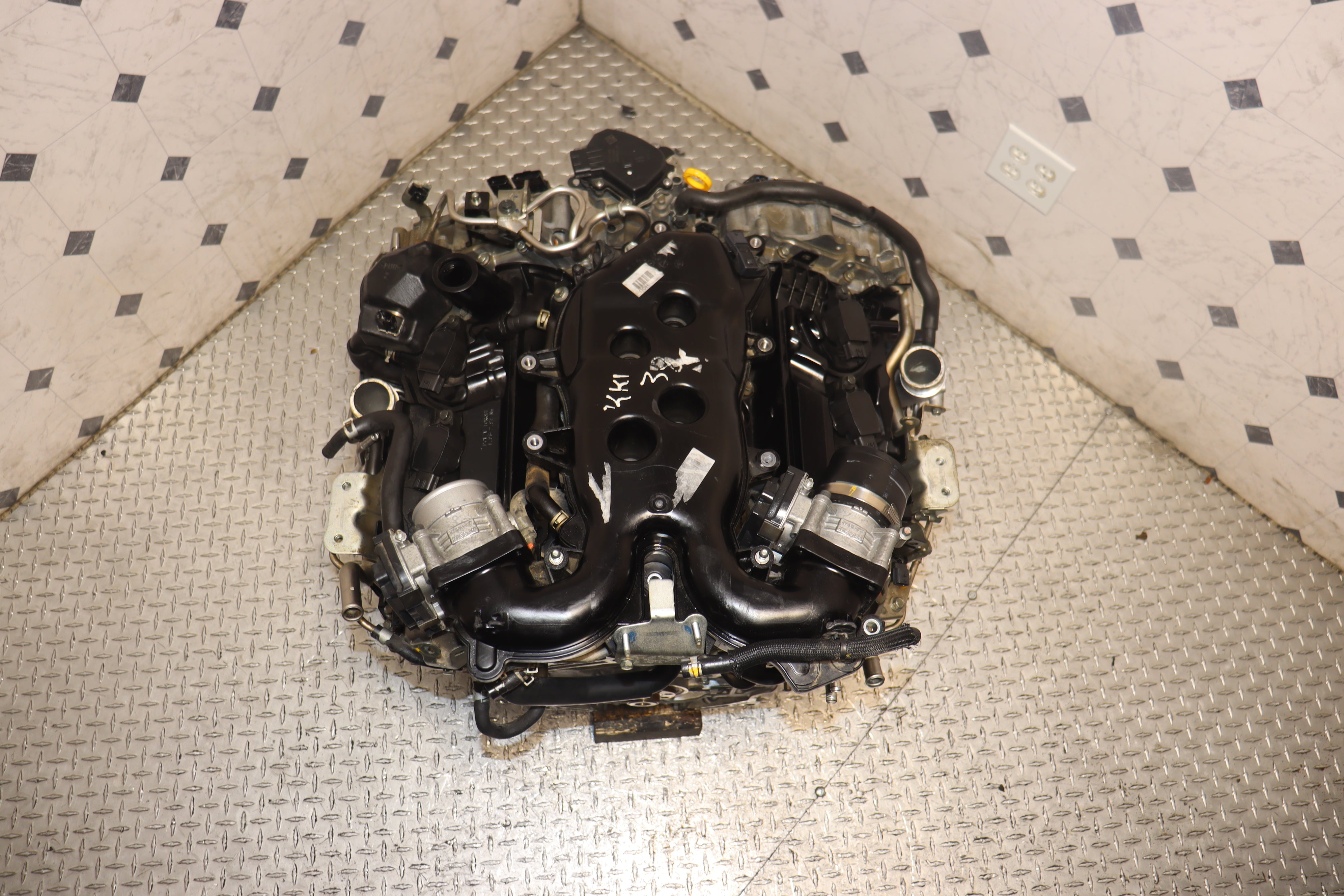 JDM VR30DDTT 3.0L Twin Turbo Engine for 2017-2021 Infiniti Q50 Q60 RWD | 300HP Performance Motor | Perfect for Engine Replacement & Performance Upgrades