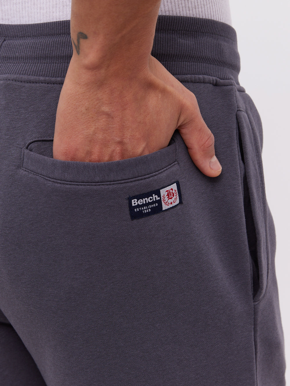 Jackton Collegiate Jogger Shorts for Men - Comfortable Athletic Running Shorts with Pockets | Perfect for Gym, Workout & Casual Wear