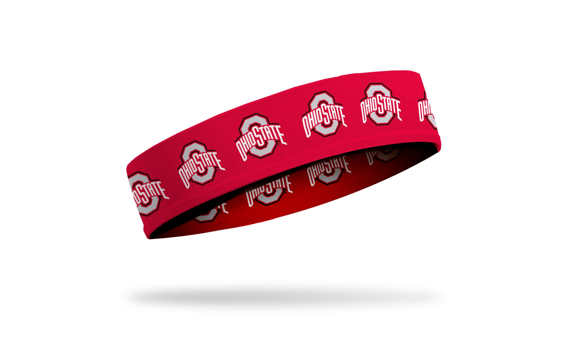Ohio State Buckeyes Logo Red Baller Headband - Adjustable Sports Headband for Men & Women - Perfect for Basketball, Running, Workouts & Fan Gear