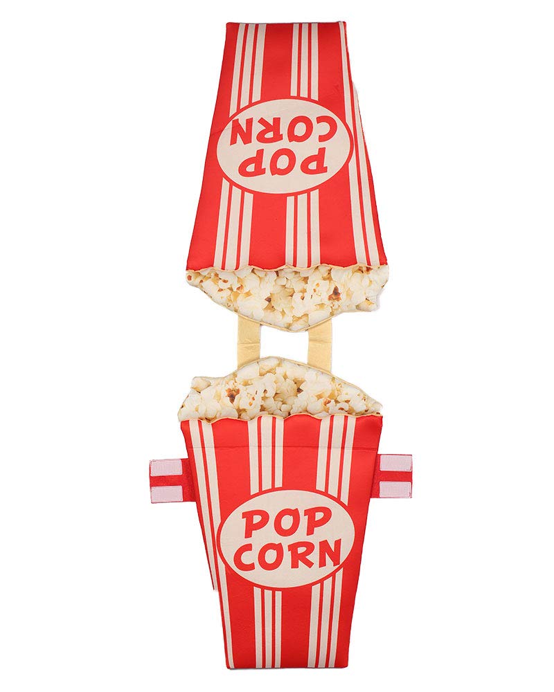 Halloween Popcorn Costume for Adults - One Size Fits All | Perfect for Halloween Parties, Cosplay & Themed Events