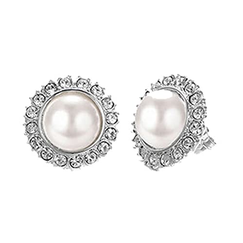 Sun White Pearl-Ear Stud Set