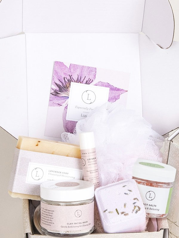 Lavender Spa Gift Set for Women - Relaxing Aromatherapy Bath & Body Care Set - Made in USA - Perfect for Self-Care, Birthday Gifts & Stress Relief