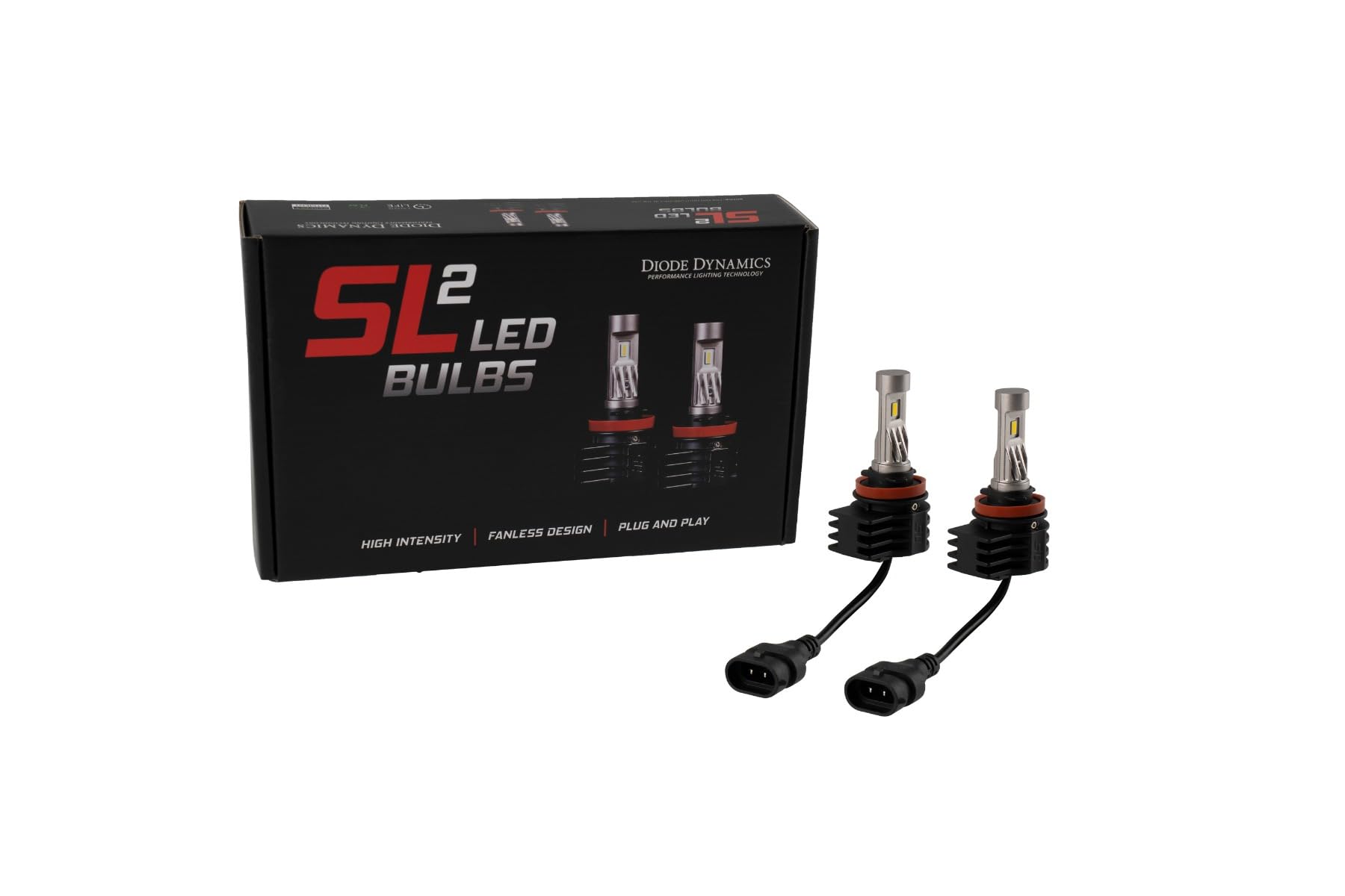 Diode Dynamics XP80 White LED Fog Lights for 2019-2025 Ford Ranger - High Performance Replacement Bulbs (Pair) | Perfect for Off-Roading & Night Driving Visibility