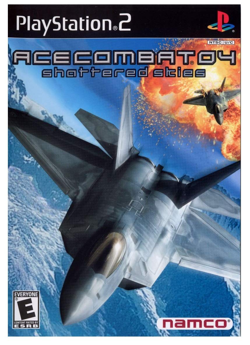Ace Combat 4: Shattered Skies - Complete in Box (CIB) for PlayStation 2 - Classic Air Combat Flight Simulation Game for Retro Gaming Enthusiasts