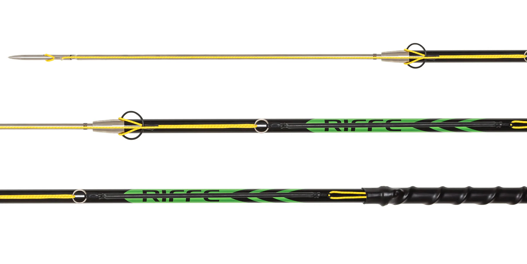 Mamba ROLLER Composite Pole Spear Kit - 8ft 2-Piece Spearfishing Gear for Underwater Hunting | Perfect for Ocean, Reef & Freshwater Diving