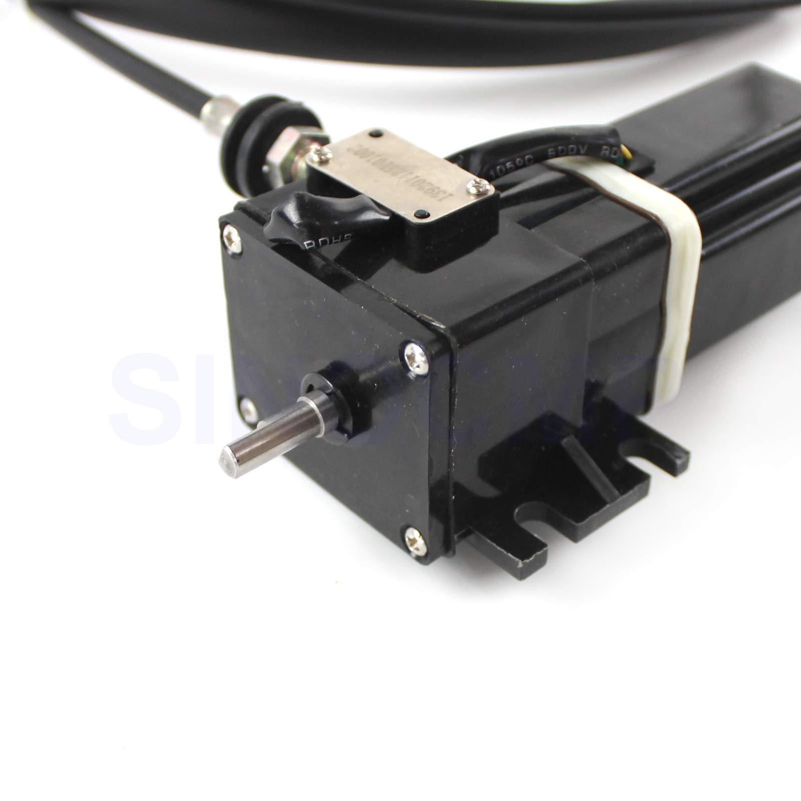 **SINOCMP 22B-43-11143 Throttle Motor Accelerator Actuator with Square Plug - Compatible with Komatsu PC78UU, PC128UU, PC228, PC228US-1, PC228US-2 Excavator Parts - Ideal for Engine Speed Control & Performance Enhancement**