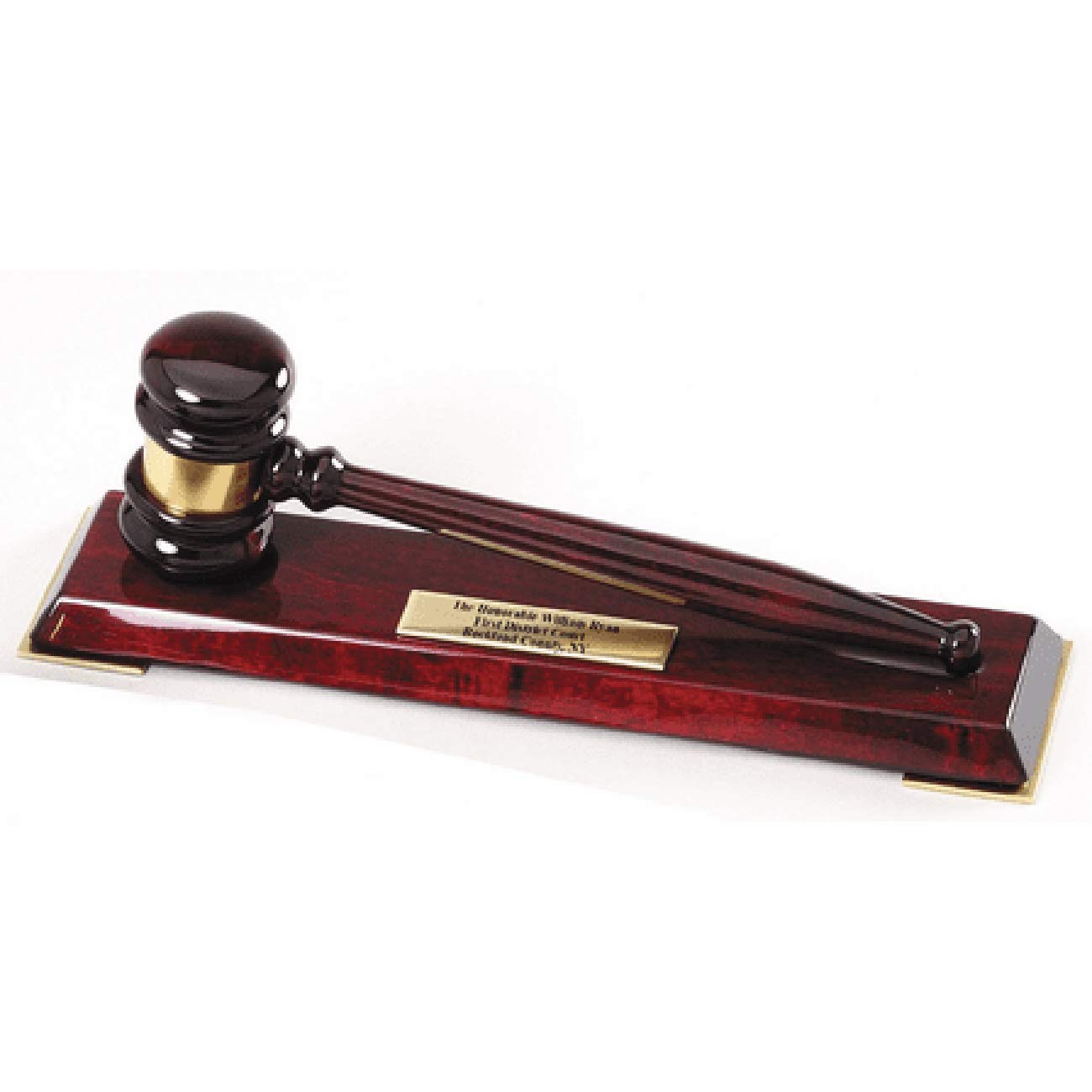 Personalized Rosewood Gavel & Stand Set - Custom Engraved Judge's Hammer with Wooden Base - Perfect for Courtroom, Graduation, Retirement & Executive Gifts