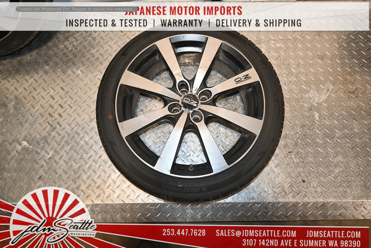 4 OZ Racing Wheels Set - High Performance Lightweight Alloy Wheels for Sports Cars & Track Racing - Perfect for Drifting, Drag Racing & Street Performance