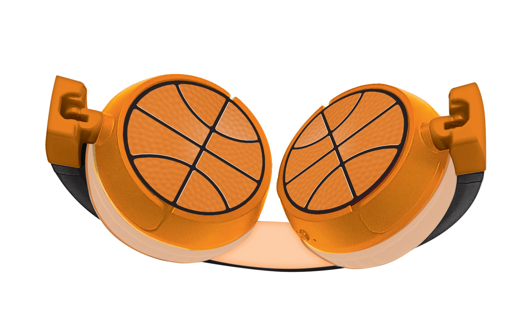 2 in 1 Bluetooth Foldable Basketball Design Wireless Headphones - Perfect for Sports, Workouts & Travel