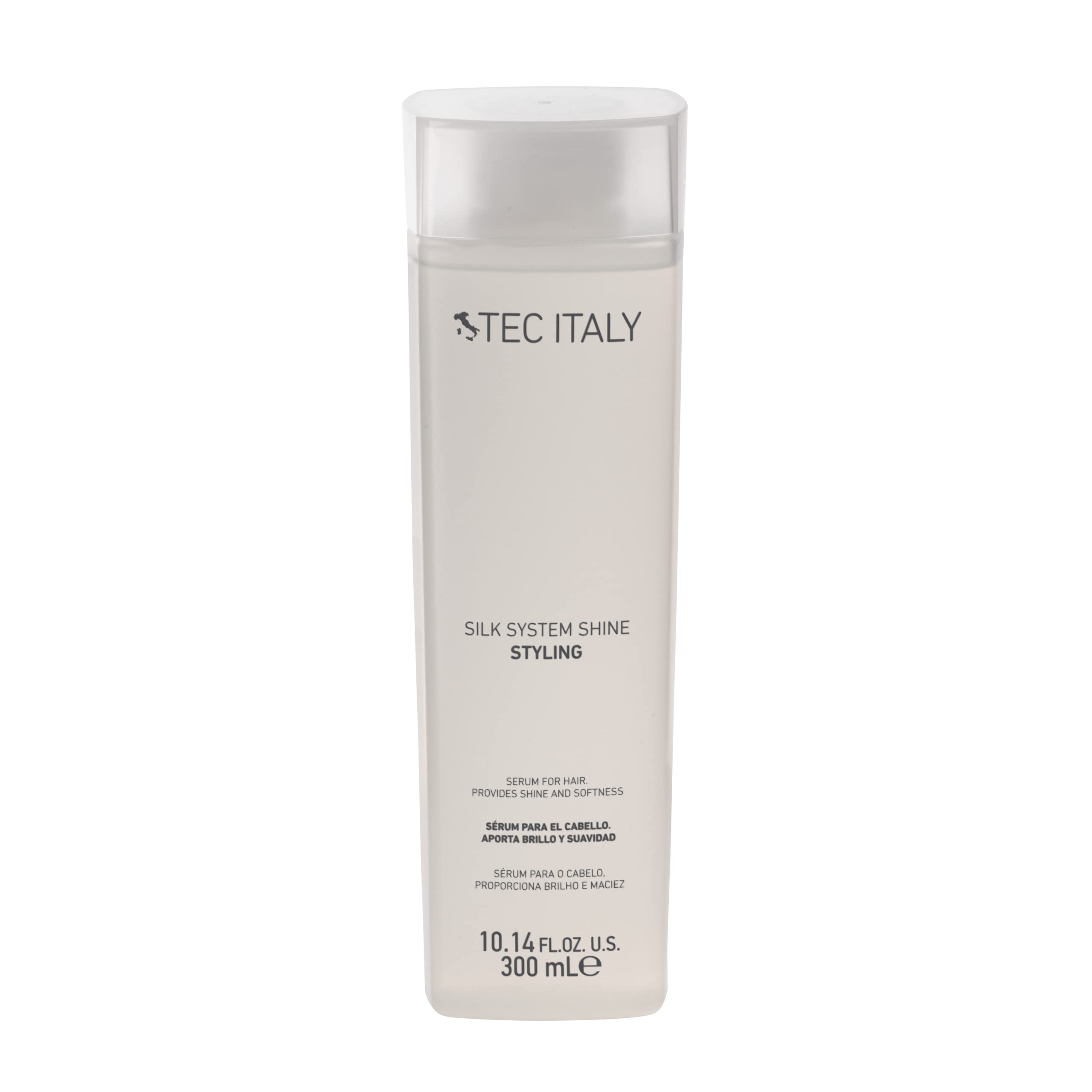 TEC ITALY SILK SYSTEM Shampoo, Conditioner & Shine Styling Set - Professional Hair Care for Smooth, Silky & Glossy Hair - Perfect for Daily Use, Salon Results at Home