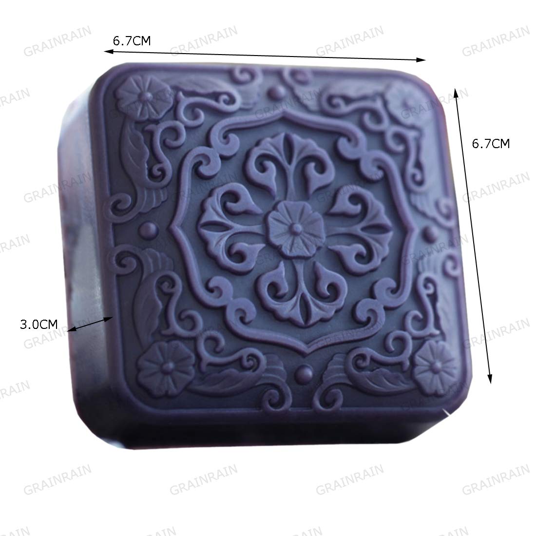 Premium Silicone Soap Molds for DIY Handmade Soap Making - Flower Shaped Reusable Candle & Resin Molds (Set of 6) - Perfect for Home Crafts, Wedding Favors, and Spa Gifts