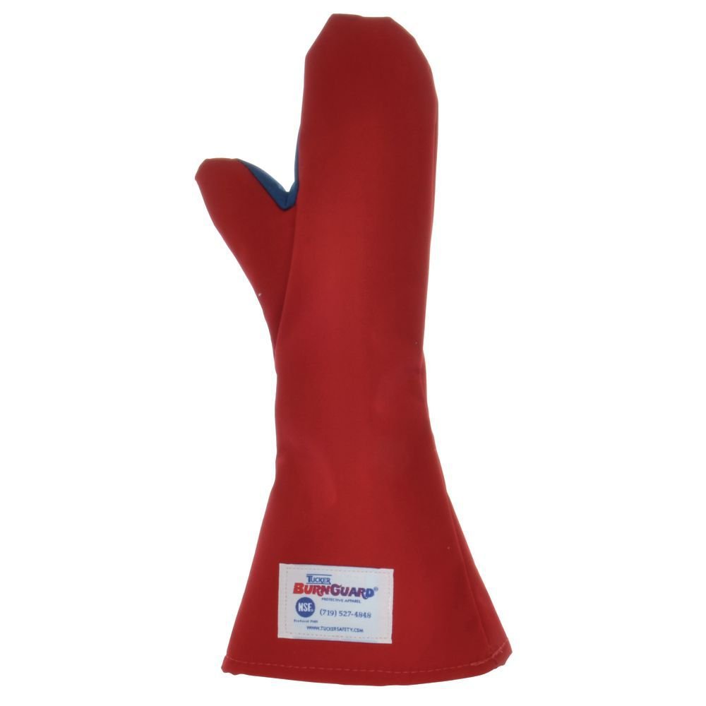 Heat-Resistant Poly-Cotton Oven Mitt with Liner - 18 Inch Conventional Style for Baking, Grilling & Kitchen Safety | Perfect for Cooking, BBQ & Hot Dish Handling