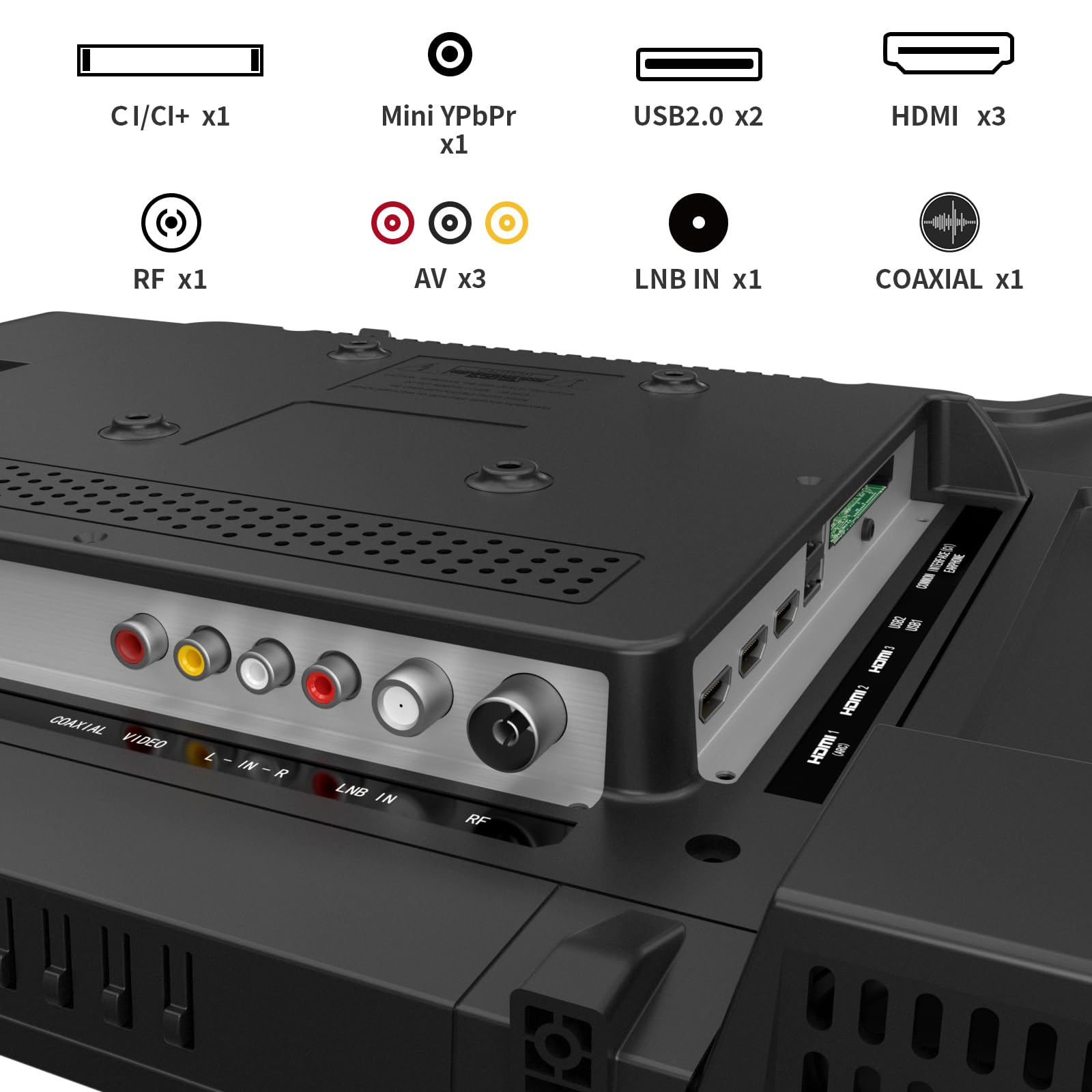 40 Inch RCA Full HD LED Smart TV with Triple Tuner (DVB-T/T2-C-S/S2), Dolby Audio, HDMI & USB Ports - Perfect for Home Theater, Hotel Rooms and Digital Signage