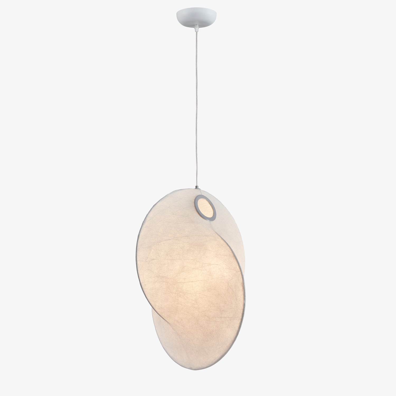 Celeste Crescent Pendant Light - Modern Moon Shaped Hanging Chandelier for Bedroom, Dining Room & Living Room Lighting Decor