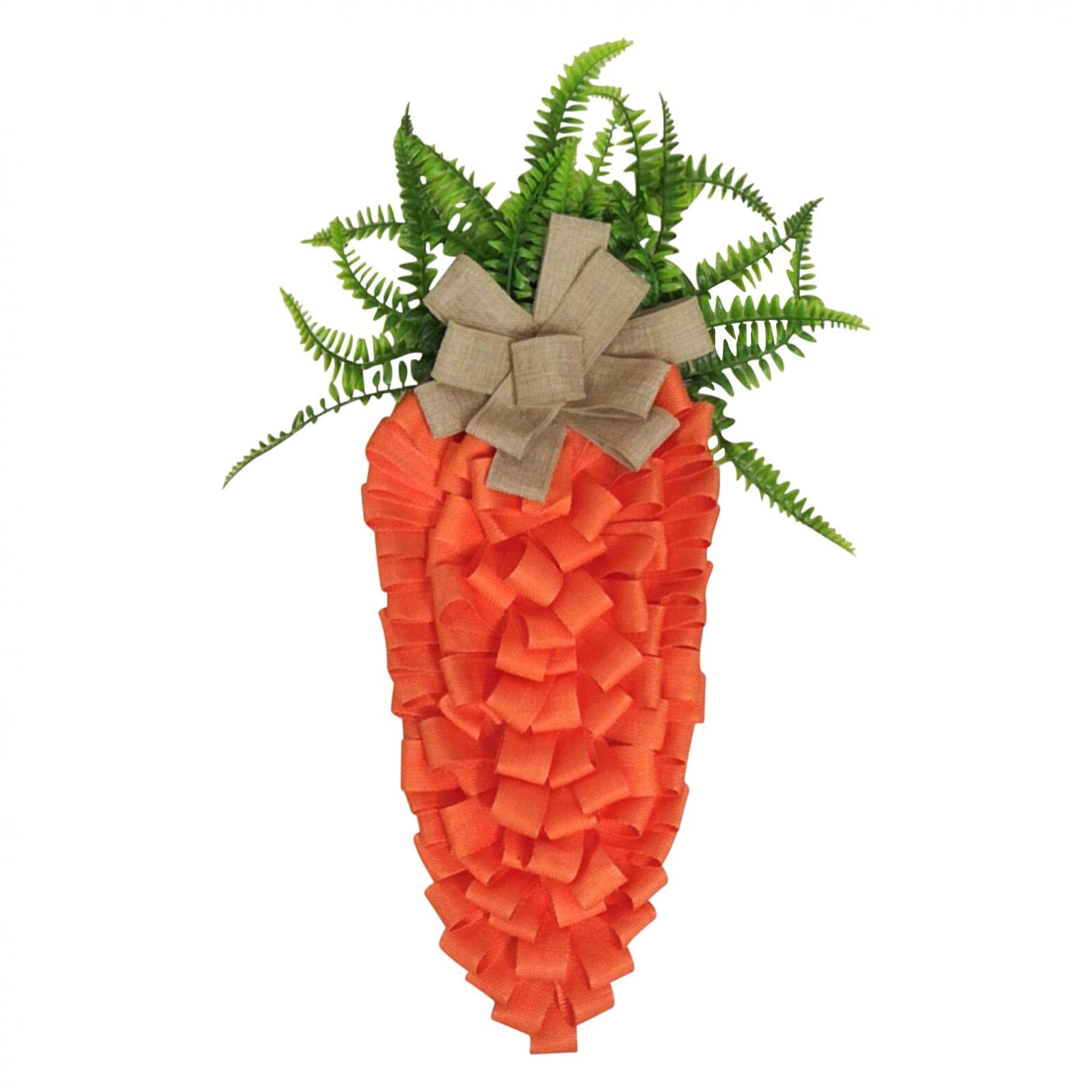 TTBUY Easter Bunny Wreath for Front Door or Wall - Spring Home Decor with Large Carrot & Bunny Butt Design - Indoor/Outdoor Hanging Wreath for Easter Decorations - Perfect for Spring Parties, Front Porch Decor & Holiday Home Decorating