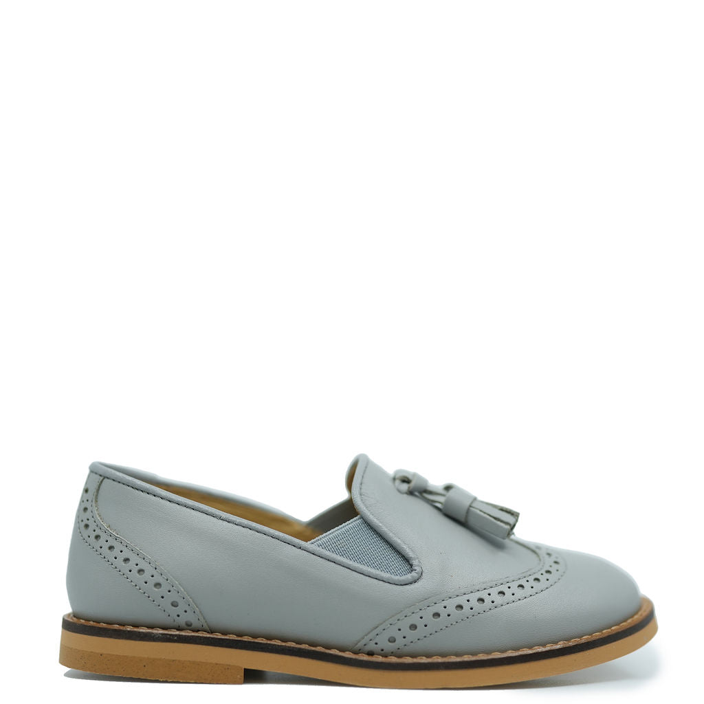 Sonatina Pale Blue Wingtip Tassel Loafers for Men - Classic Casual Dress Shoes | Perfect for Office, Wedding & Formal Events