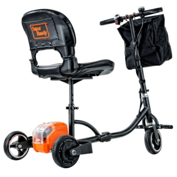 SuperHandy 3 Wheel Portable Travel Mobility Scooter - Lightweight & Compact for Seniors & Adults - Perfect for Airports, Shopping Malls & Outdoor Adventures