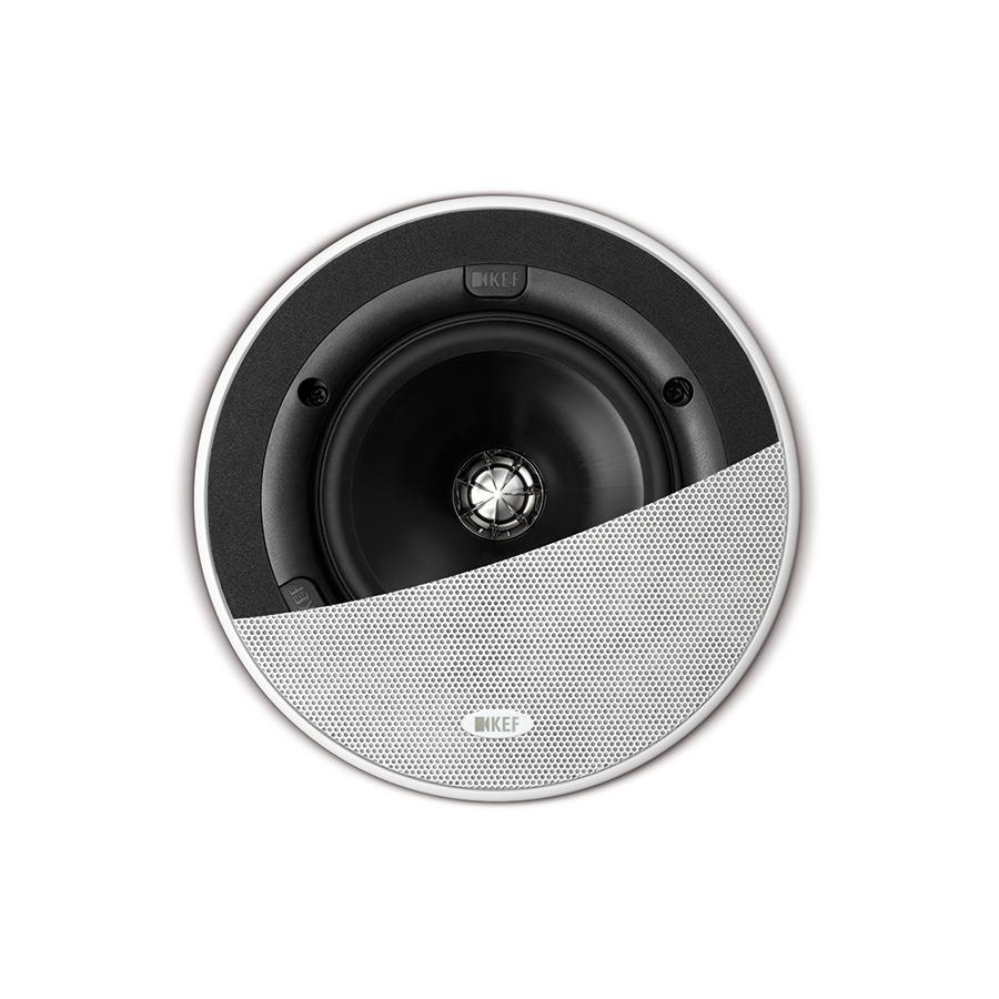 KEF Ci130QR 5.25-Inch In-Ceiling Speaker - High Performance Home Theater & Background Music System for Living Room, Bedroom, or Office