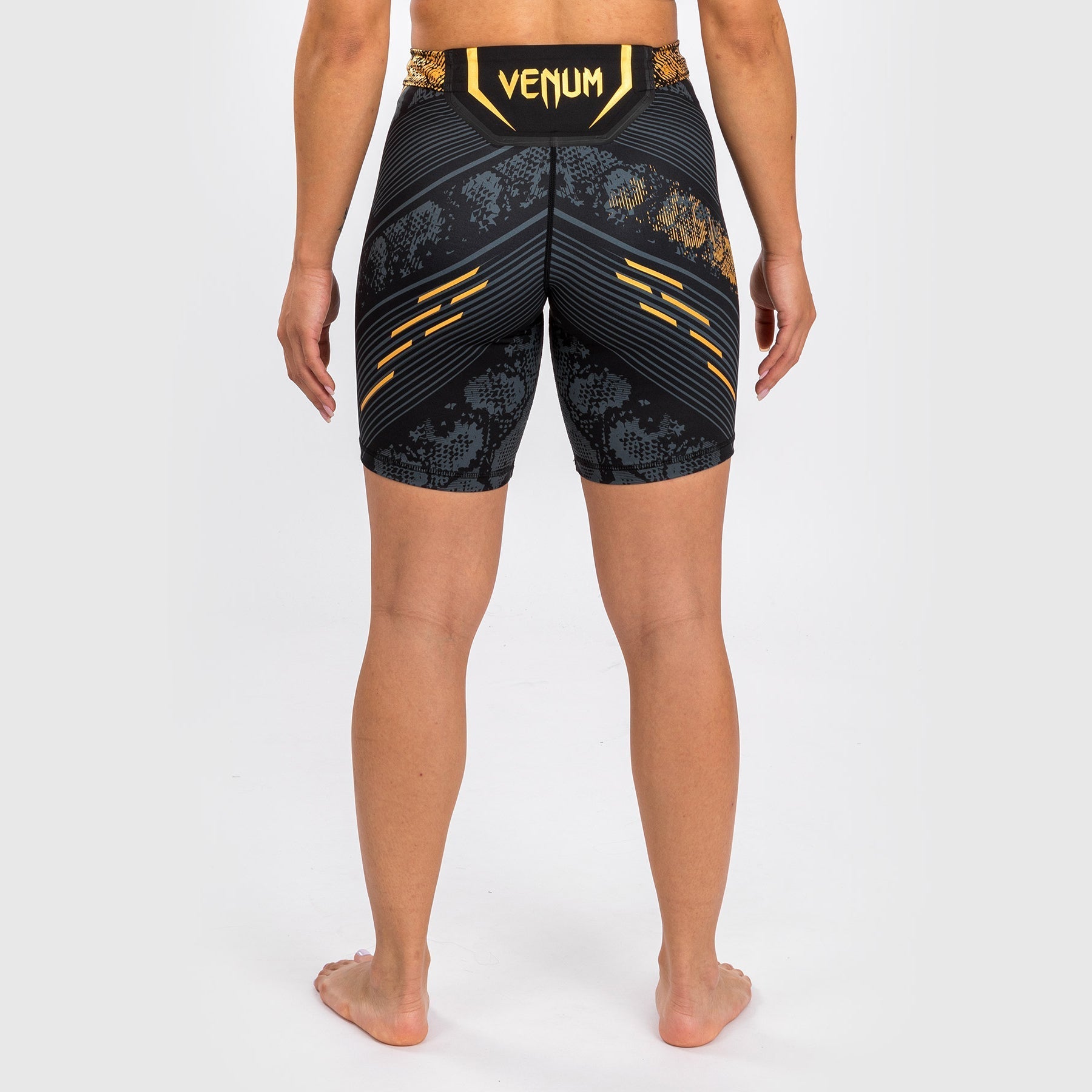 Venum UFC Adrenaline Authentic Women's Vale Tudo Fight Shorts - Long Fit MMA Training & Competition Shorts for Female Fighters - Perfect for UFC Training, BJJ, Muay Thai & MMA Sparring