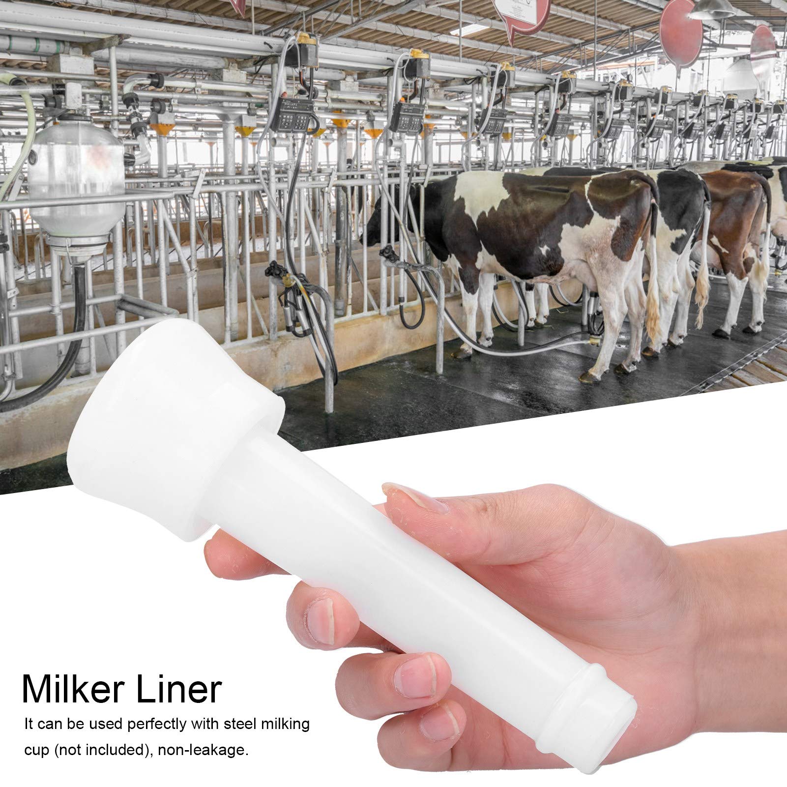 Premium Silicone Milker Liners - No Leak Design, Soft & Durable Milking Machine Parts - Perfect for Dairy Farms & Milking Parlors - Ideal for Comfortable & Efficient Cow Milking Operations