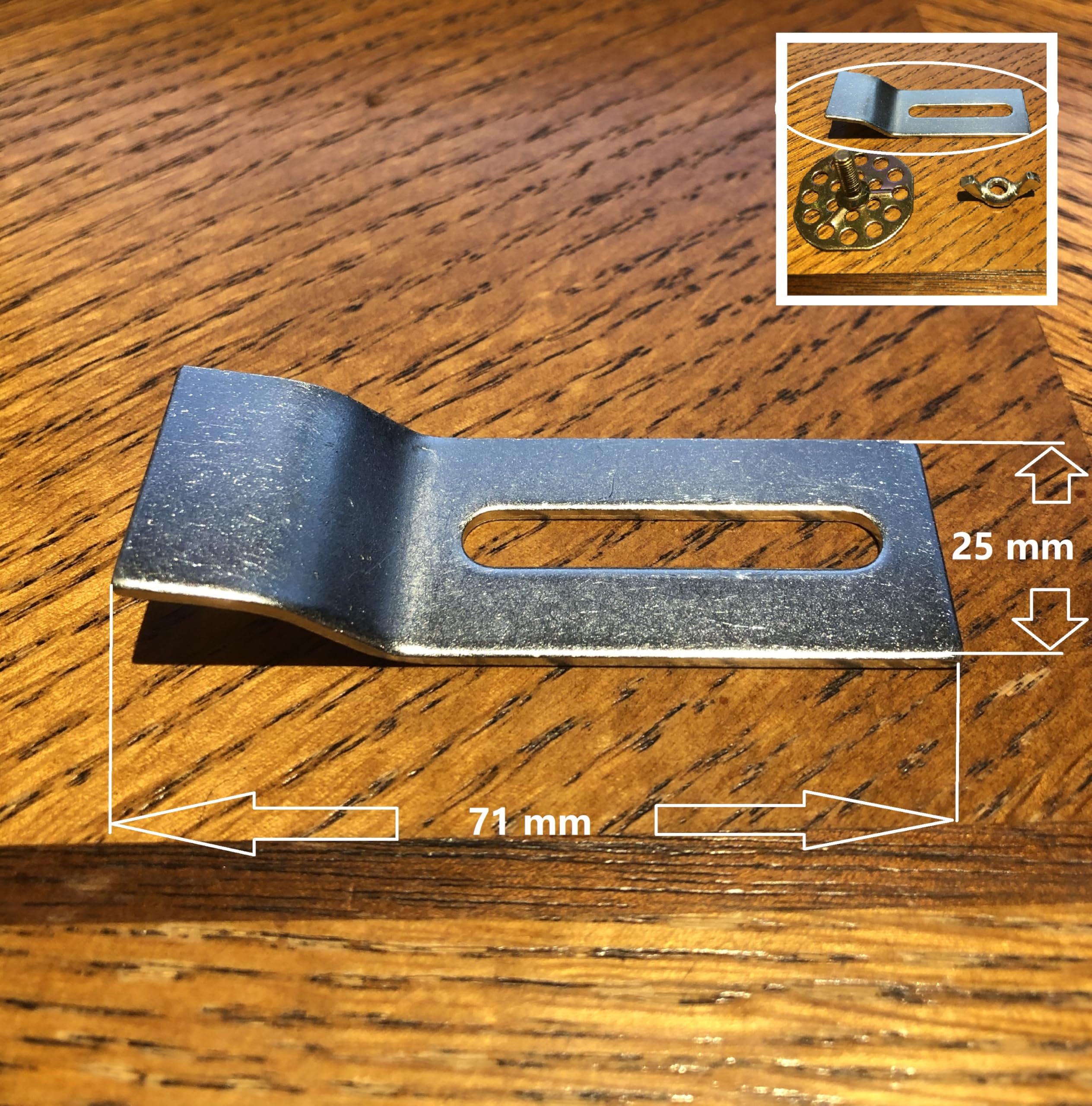 10-Pack Undermount Sink Clips & Brackets - Stainless Steel Sink Support Clamps for Kitchen & Bathroom Installation - Fits Marble, Granite, Ceramic Vanity Countertops - Durable Repair Kit for Secure Sink Mounting (Perfect for DIY Home Renovation & Professional Countertop Installation)
