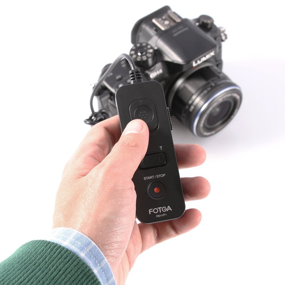 RM-VP1 Wireless Camera Remote Control Shutter Release for Panasonic GH3 GH4 GH5 GH5s GH6 - Perfect for Vlogging, Time-Lapse Photography & Group Shots