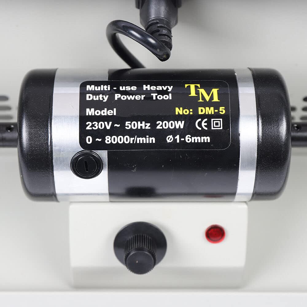 110V 200W Jewelry Polishing Buffing Machine with Dust Collector & LED Light - Professional Bench Top Tool for Jewelry Making, Metal Polishing & Craft Projects
